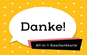 Danke All-in-1 Geschenkkarte