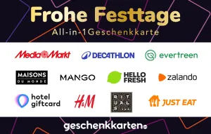 Frohe Festtage Geschenkkarte