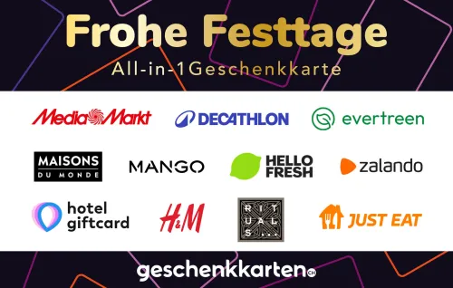 Frohe Festtage Geschenkkarte