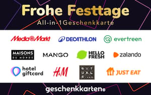Frohe Festtage Geschenkkarte