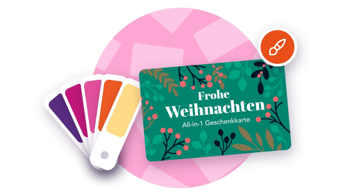 Mit Ihrem Logo und Ihrer Grussbotschaft